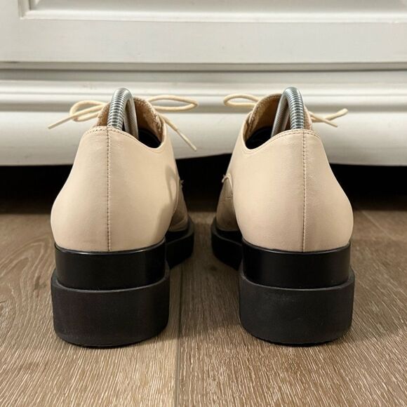 Naturalizer Leather Women’s Oxford Shoes Size 8.5 Ivory Color - Picture 6 of 11